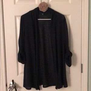 Navy sheer cardigan